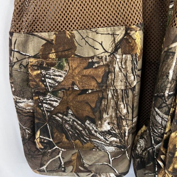 RedHead RealTree Camo Mesh Back Game Pocket Zip Up Hunting Fishing Vest Size 2XL - Picture 7 of 15